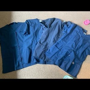 4 scrub tops